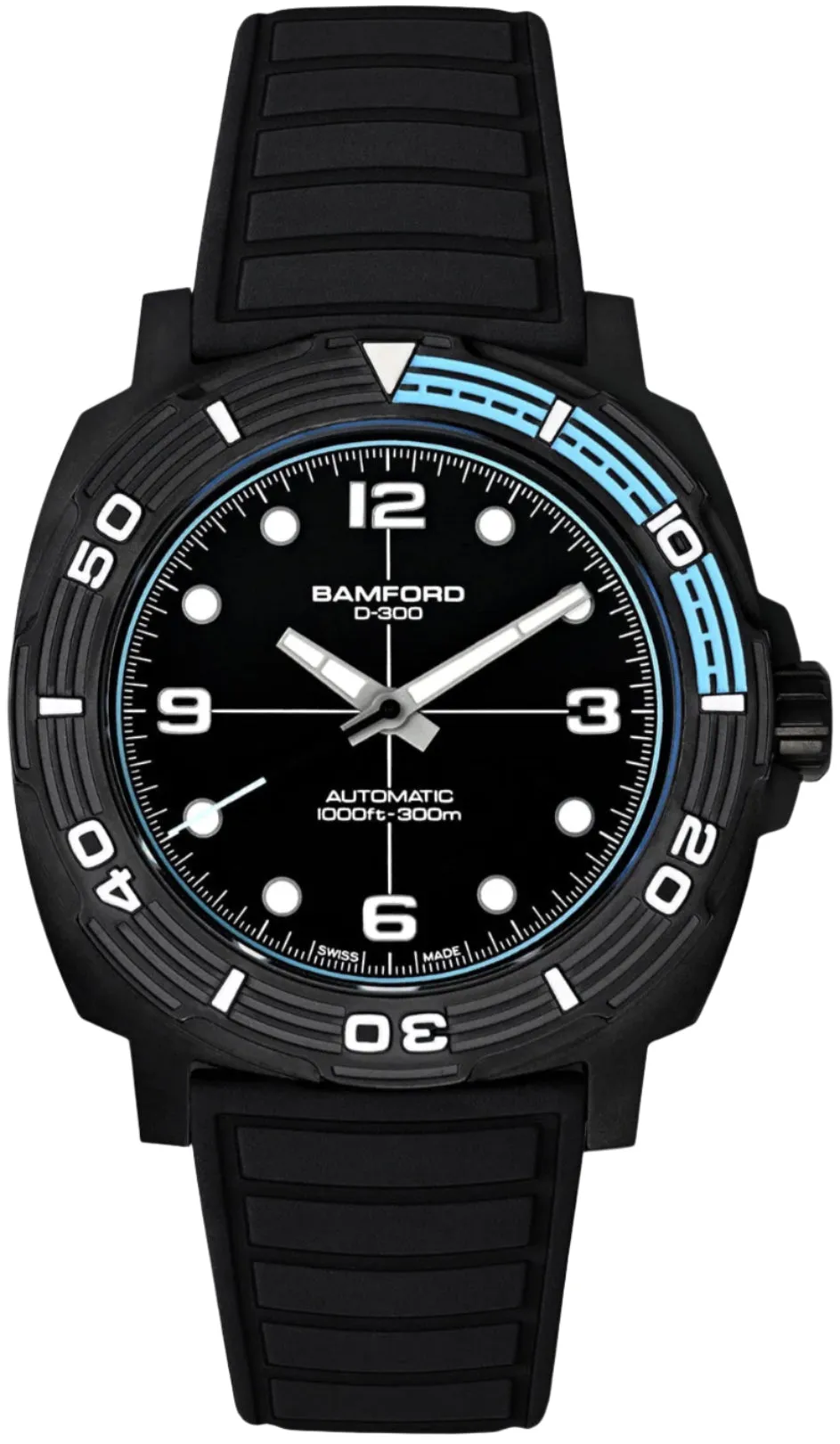 Bamford D-300 Matte Black Ceramic Watch