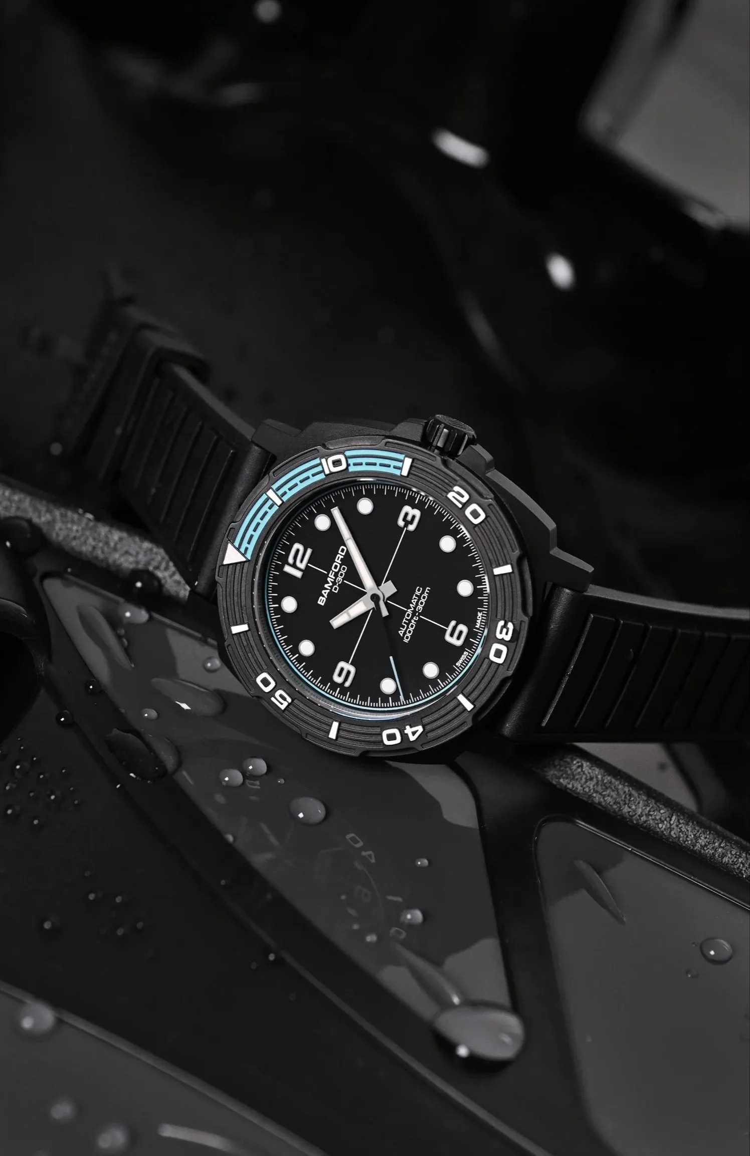Bamford D-300 Matte Black Ceramic Watch