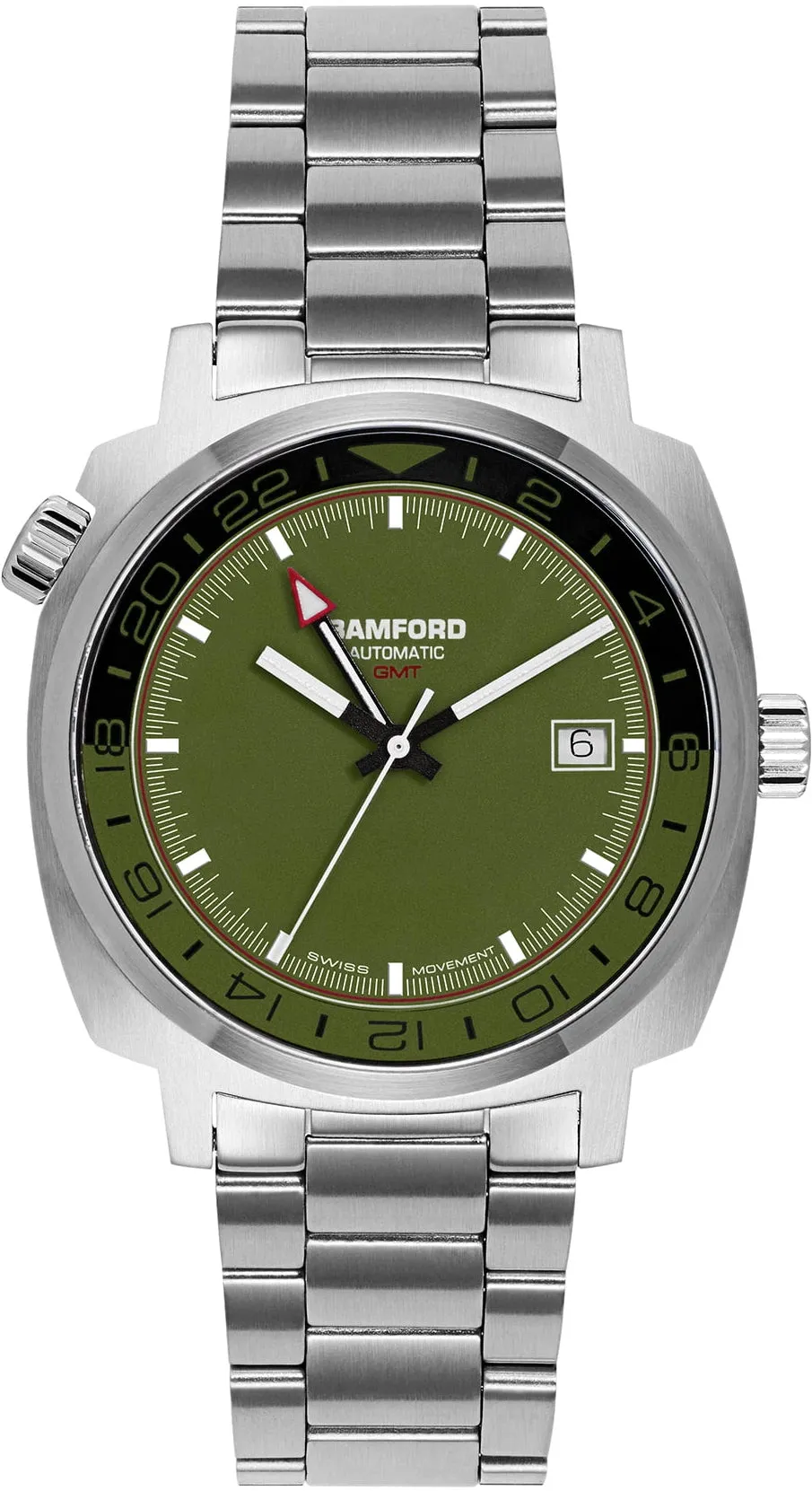 Bamford GMT Commando Steel Watch
