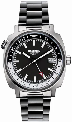 Bamford GMT Steel Black Black Watch