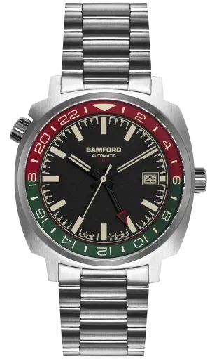 Bamford GMT Steel Italian Watch