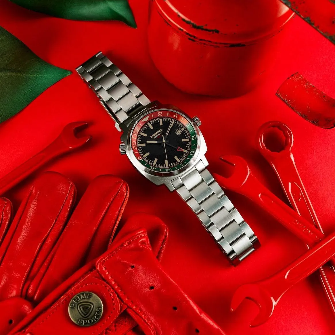 Bamford GMT Steel Italian Watch