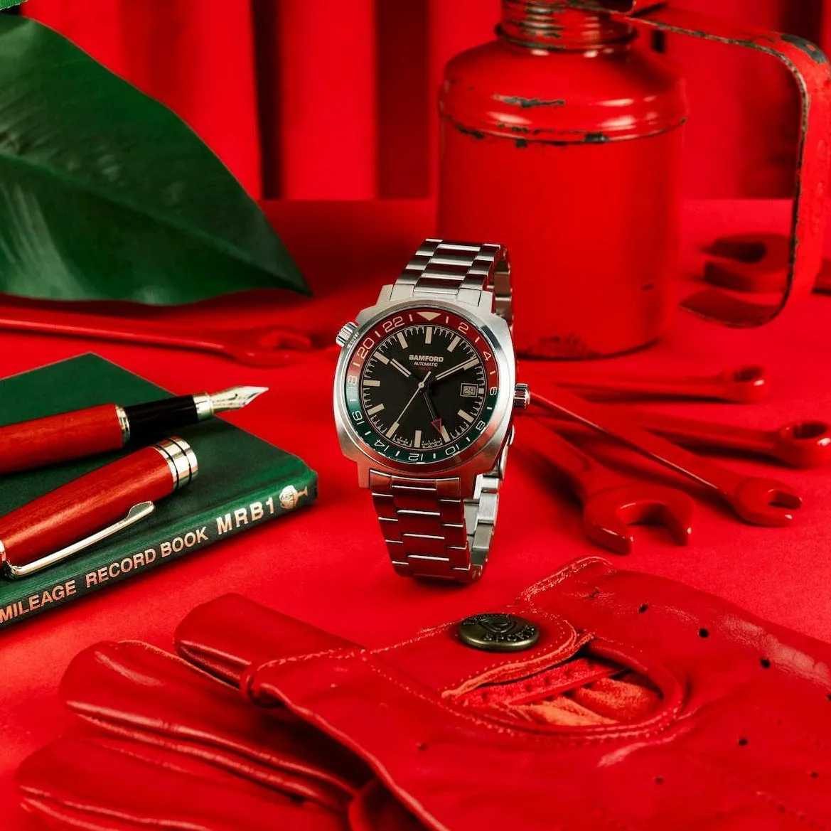 Bamford GMT Steel Italian Watch
