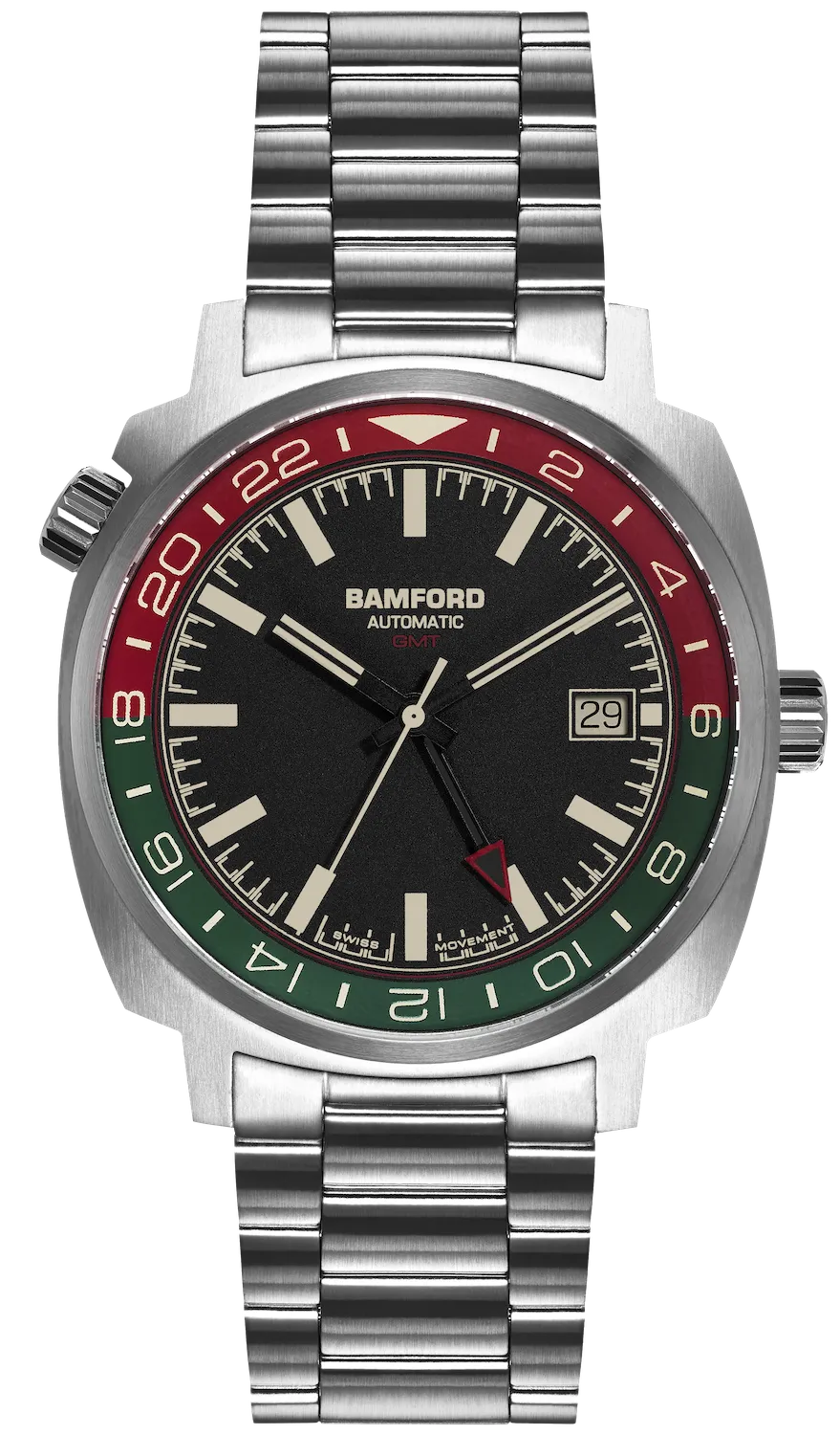 Bamford GMT Steel Italian Watch