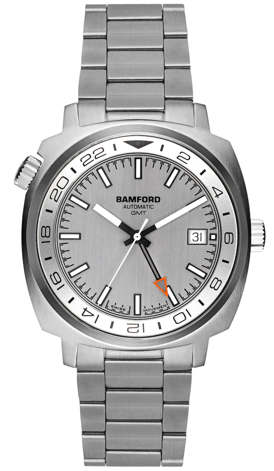 Bamford GMT Steel Mirrage Watch