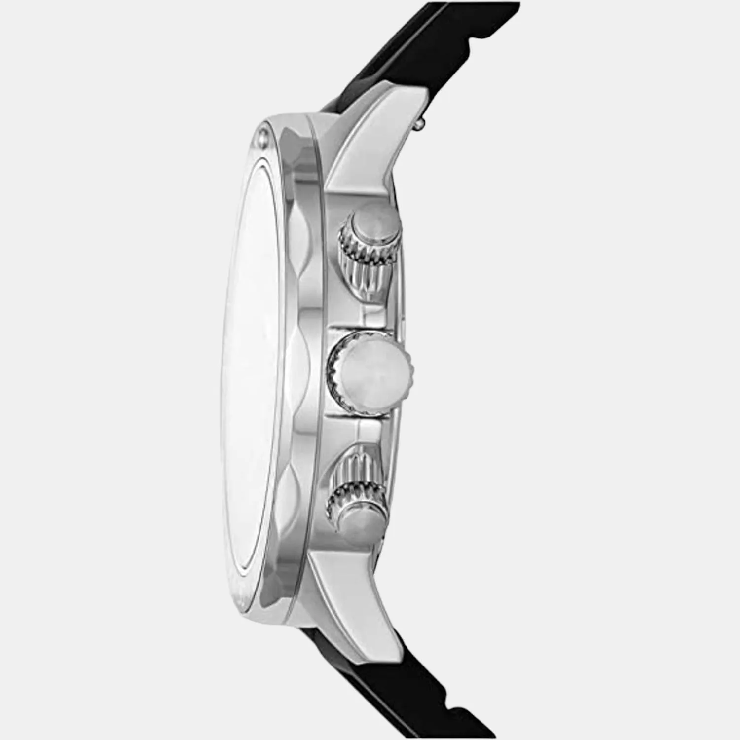 Bannon Men Quartz Black Dial Multi-Function Silicone Watch BQ2494