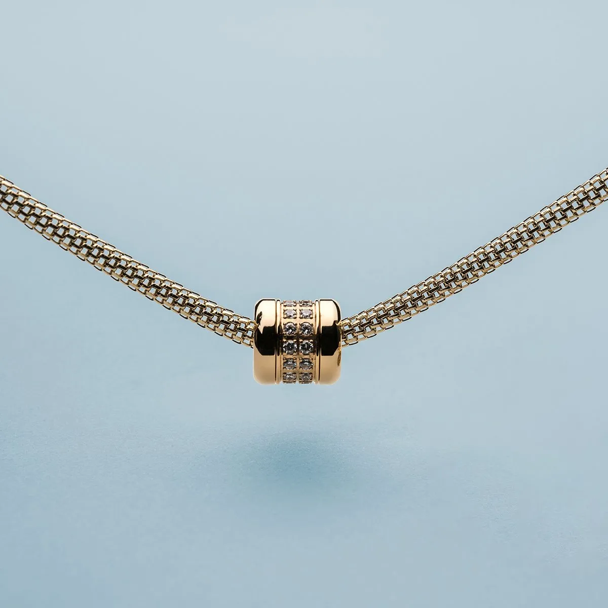 BERING Arctic Symphony Polished Gold Detachable Charm Set