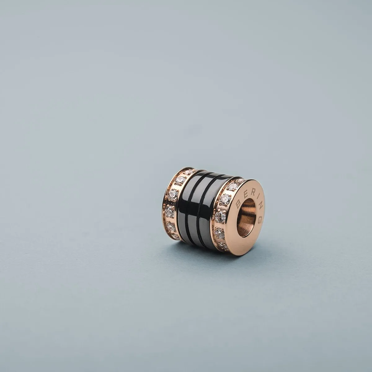 BERING Arctic Symphony Polished Rose Gold Detachable Charm Set