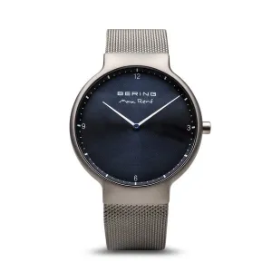 Bering - Max Ren / Brushed Grey | Silver Mesh (40mm) / 15540-077