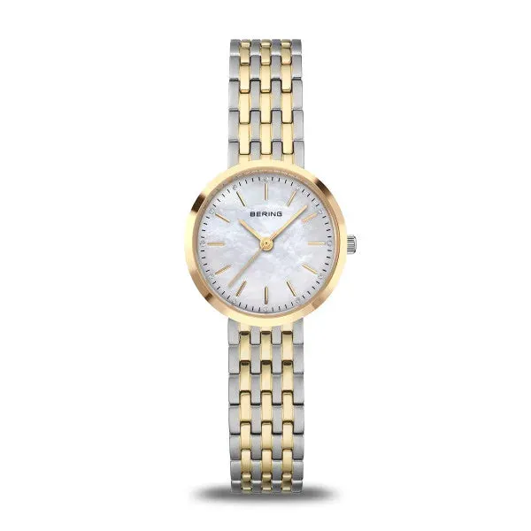 Bering - Mother Of Pearl Dial Silver & Gold Watch
