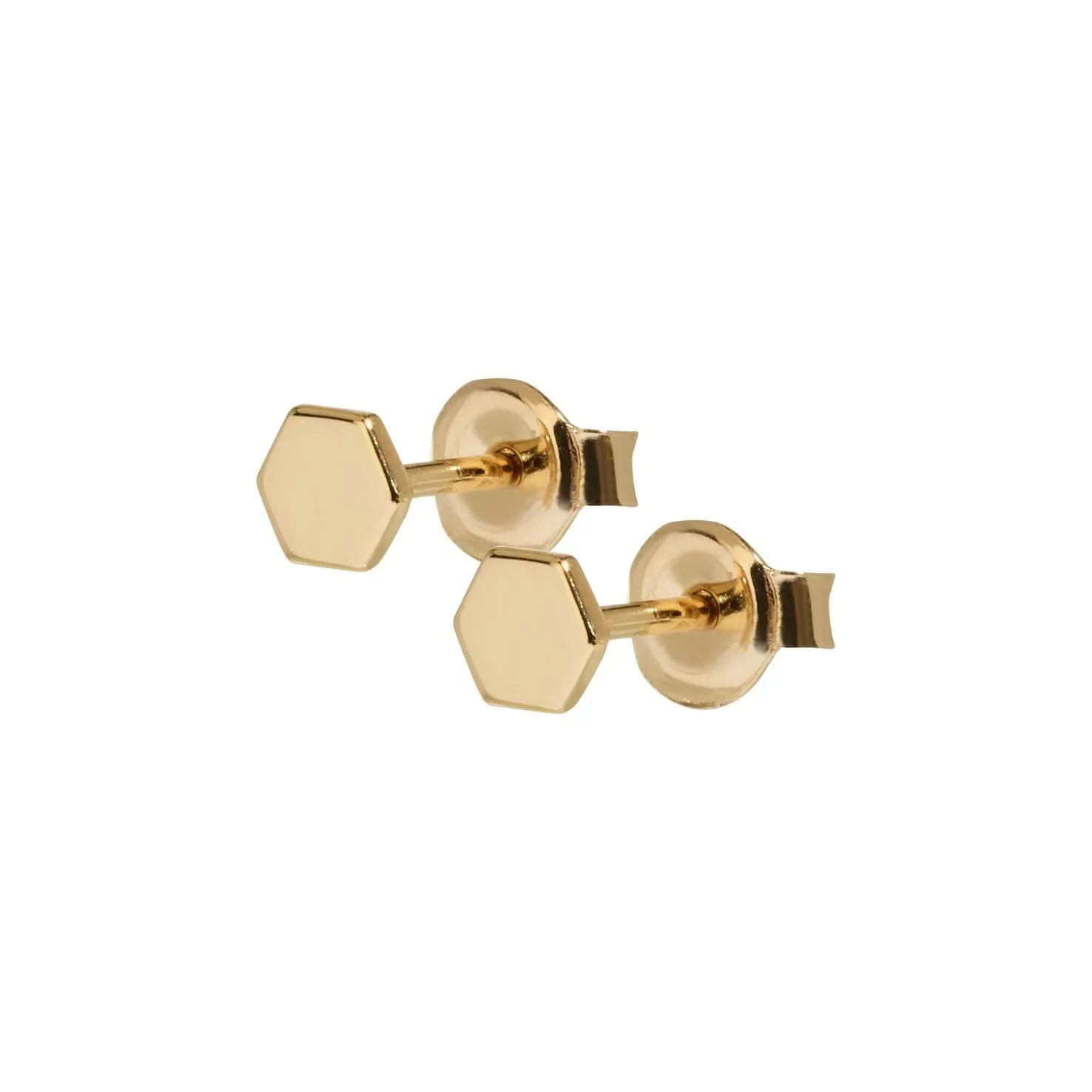 Boucles d'oreilles CLUSE Essentielle Gold Hexagon Stud CLJ51006