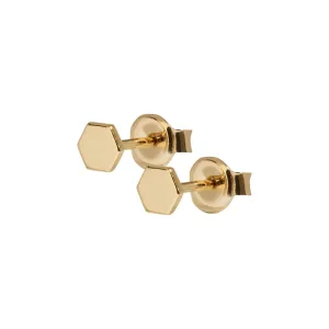 Boucles d'oreilles CLUSE Essentielle Gold Hexagon Stud CLJ51006