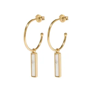Boucles d'oreilles CLUSE Idylle Gold Marble Bar Hoop CLJ51001