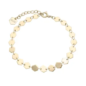 Bracelet CLUSE Essentielle Gold All Hexagons Chain CLJ11009