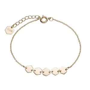 Bracelet CLUSE Essentielle Gold Hexagons Chain CLJ11007