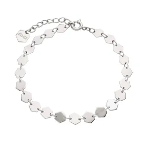 Bracelet CLUSE Essentielle Silver All Hexagons Chain CLJ12009