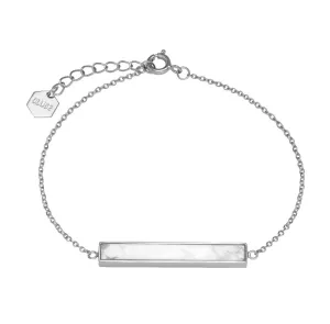 Bracelet CLUSE Idylle Silver Marble Bar Chain CLJ12012