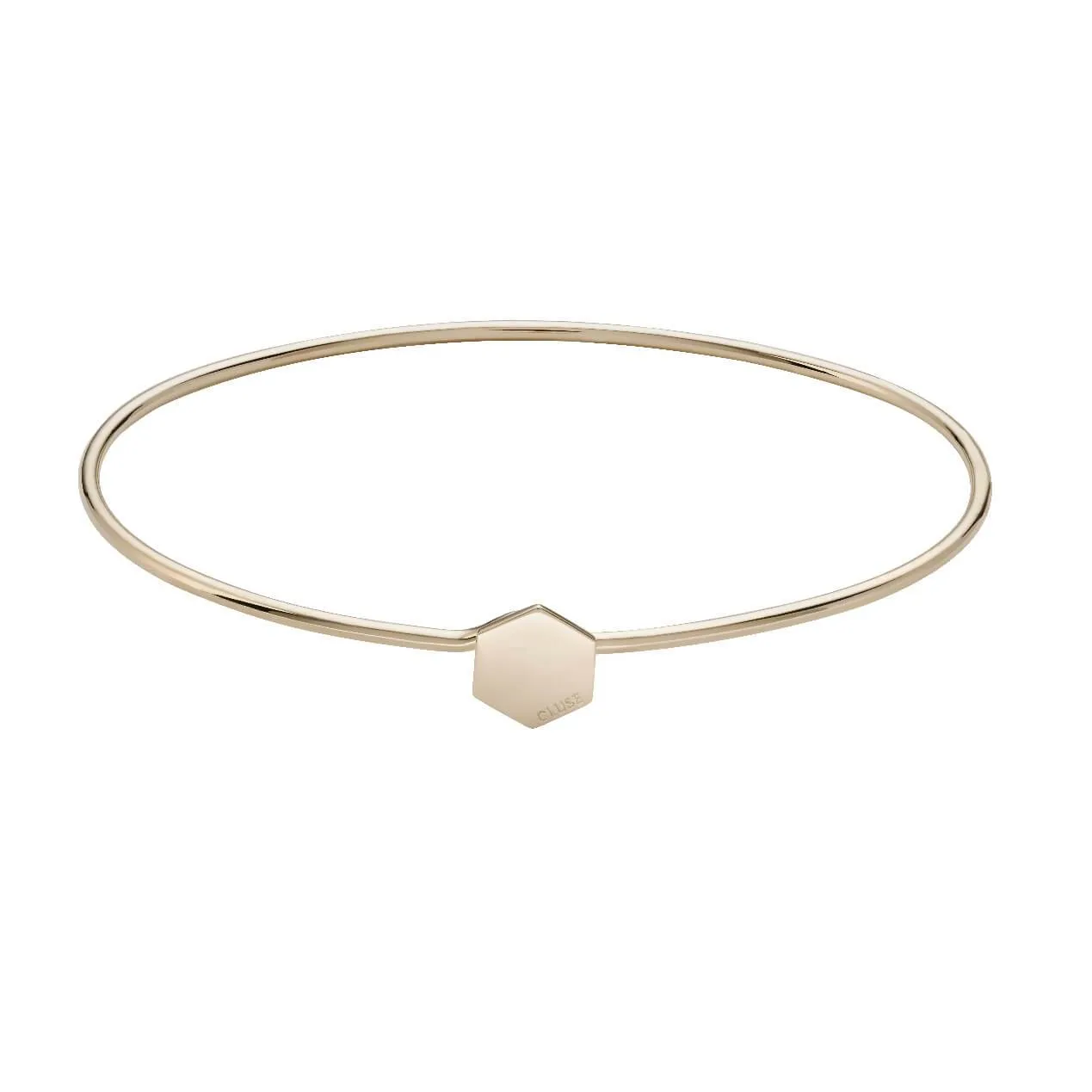 Bracelet jonc CLUSE Essentielle Gold Hexagon CLJ11001