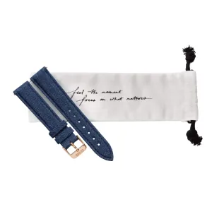 Bracelet pour Montre CLUSE La Bohme Blue Denim/Rose Gold