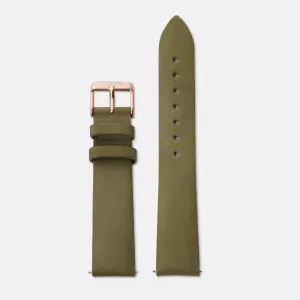 Bracelet pour Montre CLUSE La Bohme Olive Green Rose Gold
