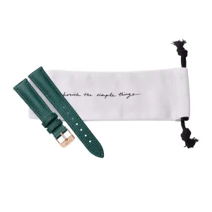 Bracelet pour montre CLUSE Minuit Rose Gold/Emerald Lizard CLS369