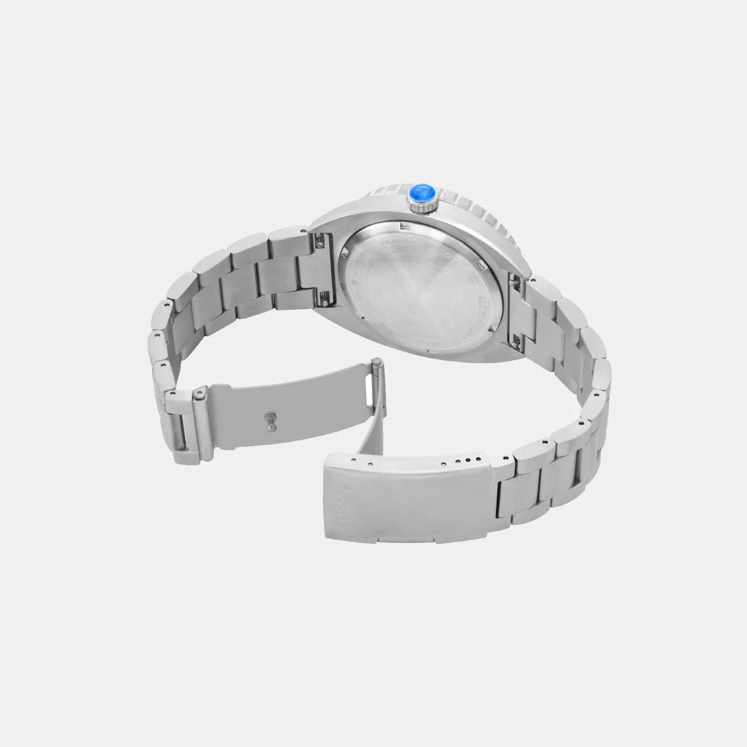 Breaker Men Quartz Blue Dial Analog Stainless Steel Watch FS6064
