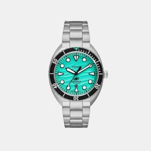 Breaker Men Quartz Green Dial Analog Stainless Steel Watch FS6066