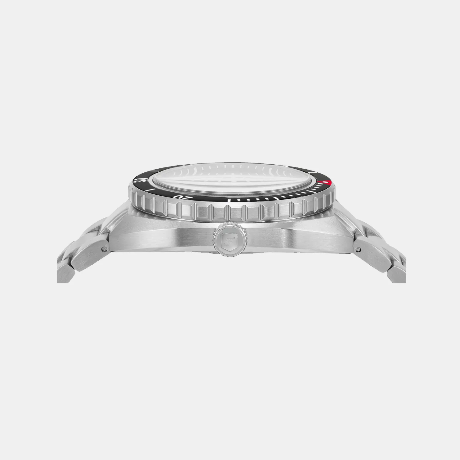 Breaker Men Quartz White Dial Analog Stainless Steel Watch FS6063