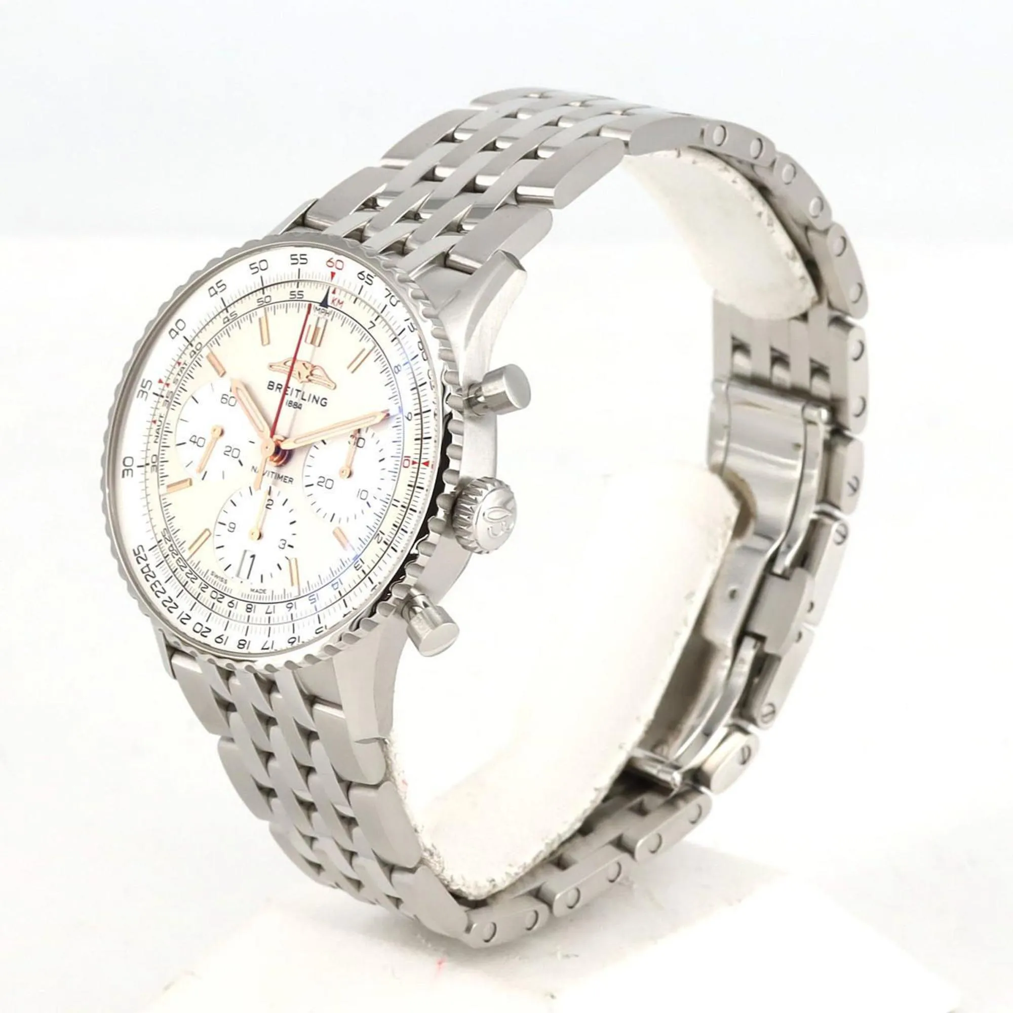 Breitling Navitimer Stainless Steel Wristwatch (Pre-Owned)