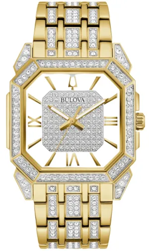 Bulova Crystal Octava Mens Watch