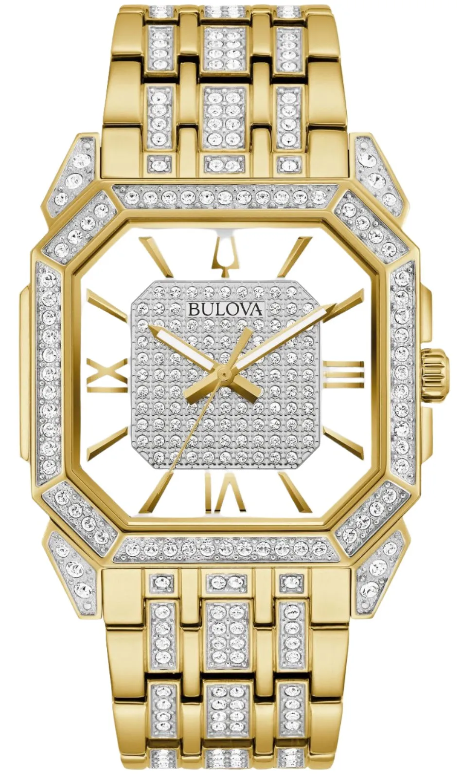 Bulova Crystal Octava Mens Watch