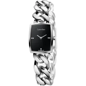Calvin Klein - Amaze orologio donna nero diamanti K5D2S12T (2 misure disponibili)