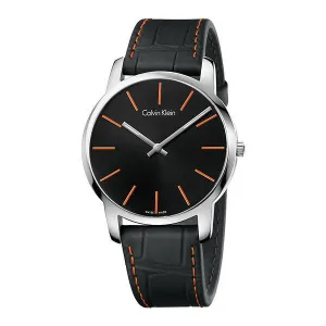 Calvin Klein - City orologio uomo nero K2G211C1
