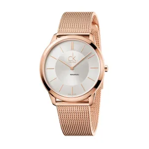 Calvin Klein -  Minimal orologio uomo argento K3M21626