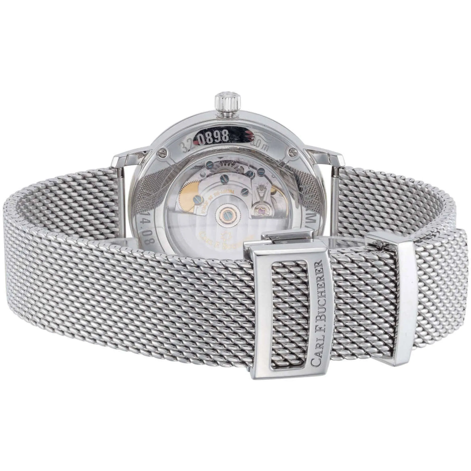 Carl Bucherer Unisex Watch - Adamavi Automatic Silver Dial Steel | 00.10314.08.13.21