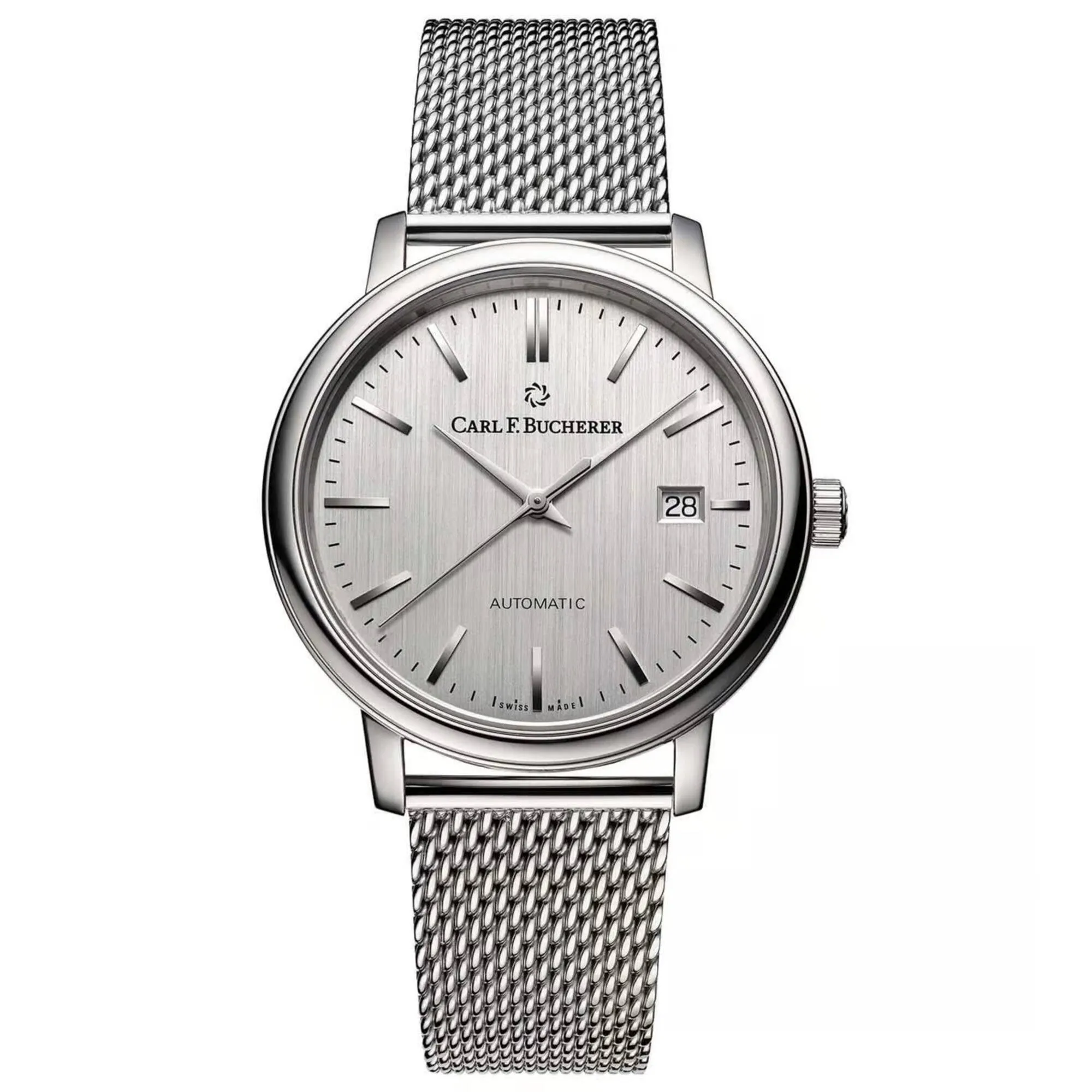 Carl Bucherer Unisex Watch - Adamavi Automatic Silver Dial Steel | 00.10314.08.13.21