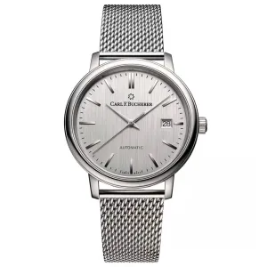 Carl Bucherer Unisex Watch - Adamavi Automatic Silver Dial Steel | 00.10314.08.13.21