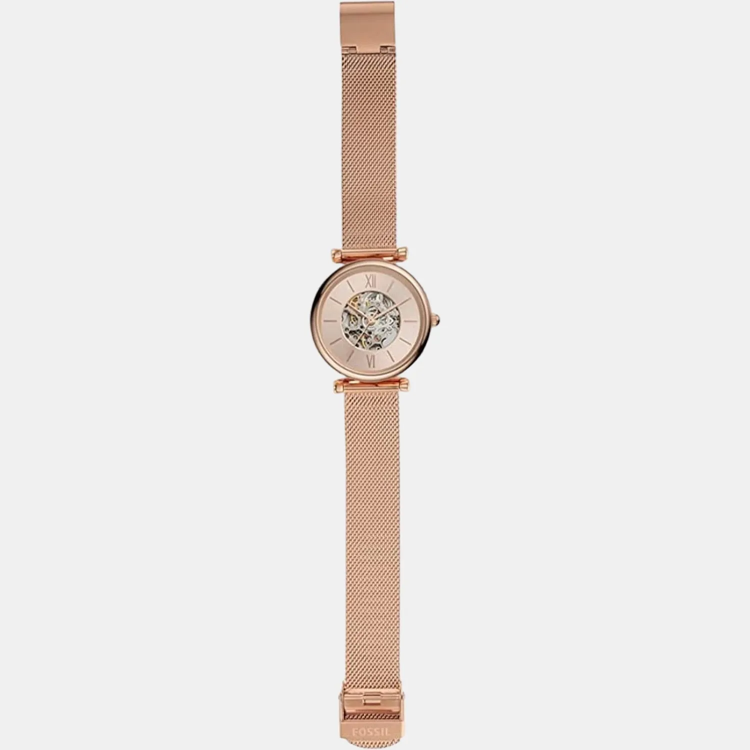 Carlie Women Automatic Rose Gold Dial Analog Stainless Steel Watch ME3175