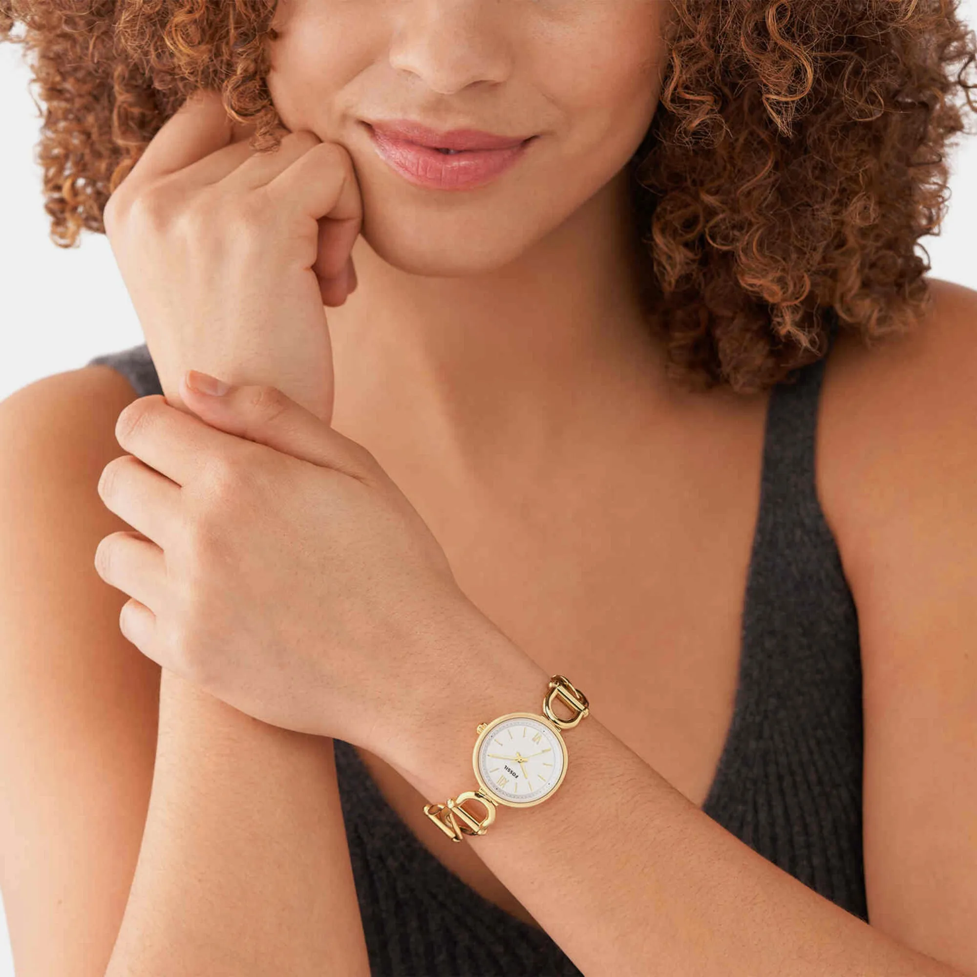 Carlie Women Quartz Silver Dial Analog Stainless Steel Watch ES5272