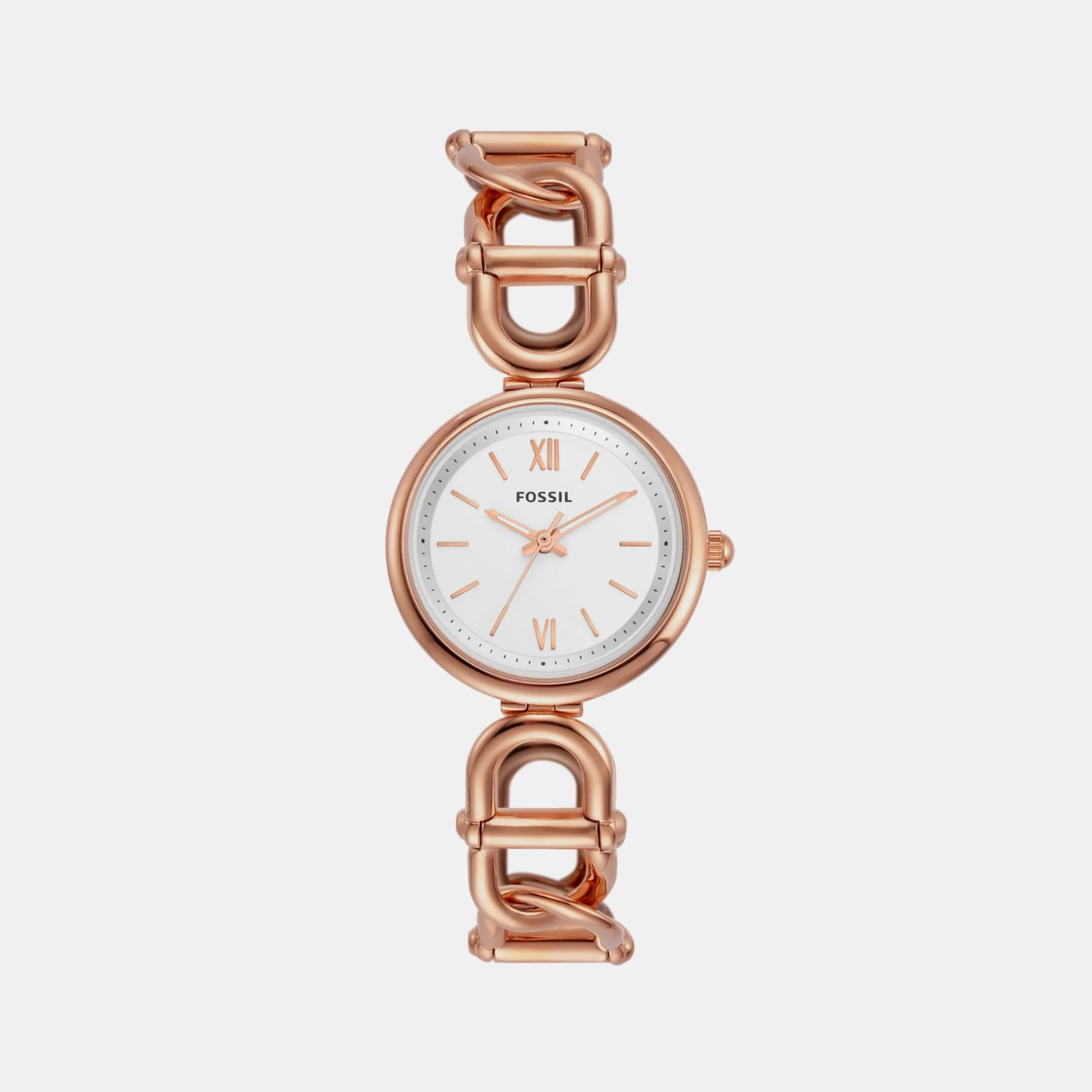 Carlie Women Quartz Silver Dial Analog Stainless Steel Watch ES5273