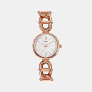 Carlie Women Quartz Silver Dial Analog Stainless Steel Watch ES5273