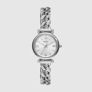 Carlie Women Quartz Silver Dial Analog Stainless Steel Watch ES5331