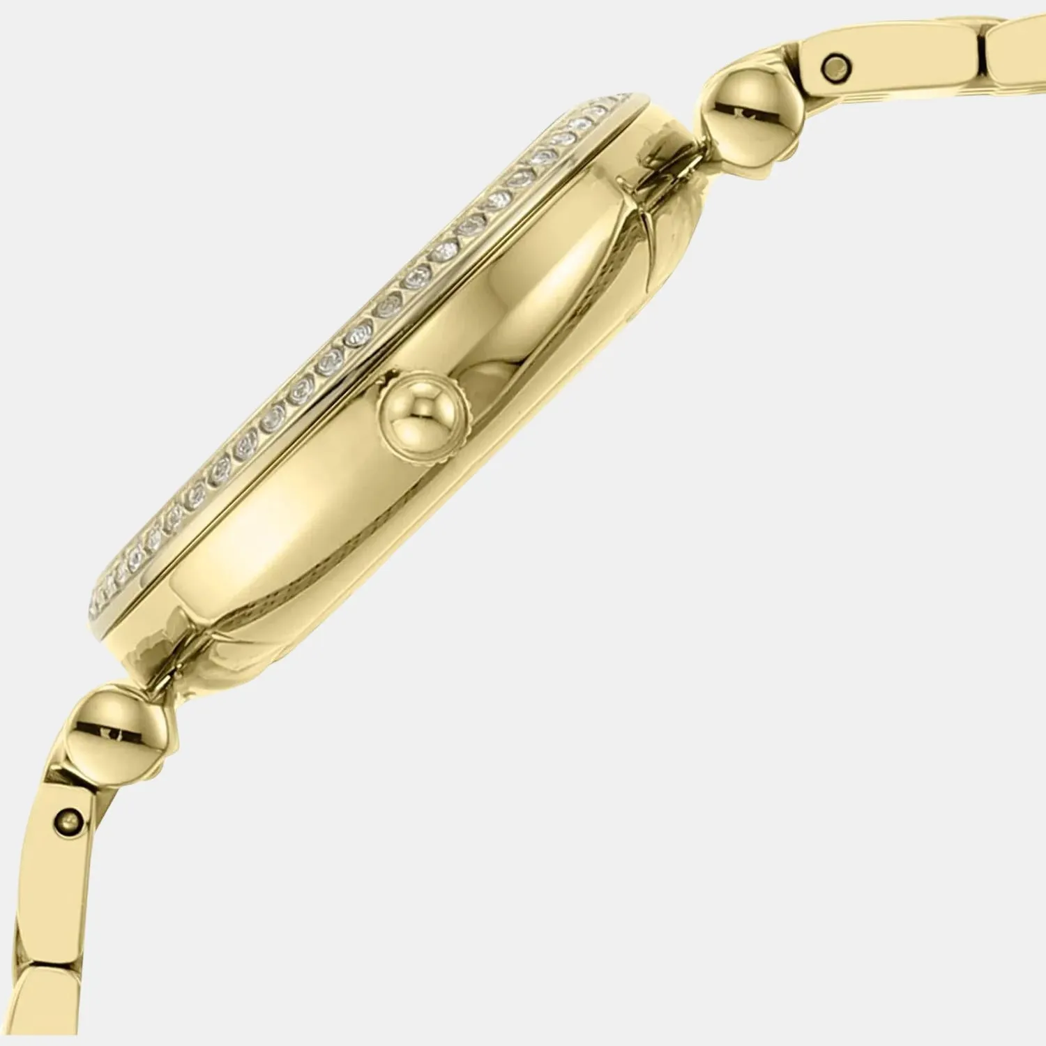 Carlie Women Quartz White Dial Analog Stainless Steel Watch ES4735