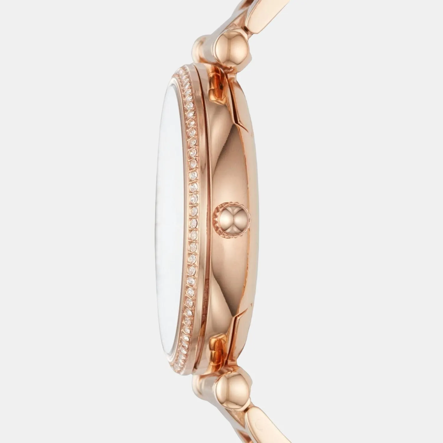 Carlie Women Rose Gold Dial Analog Stainless Steel Watch ES4301