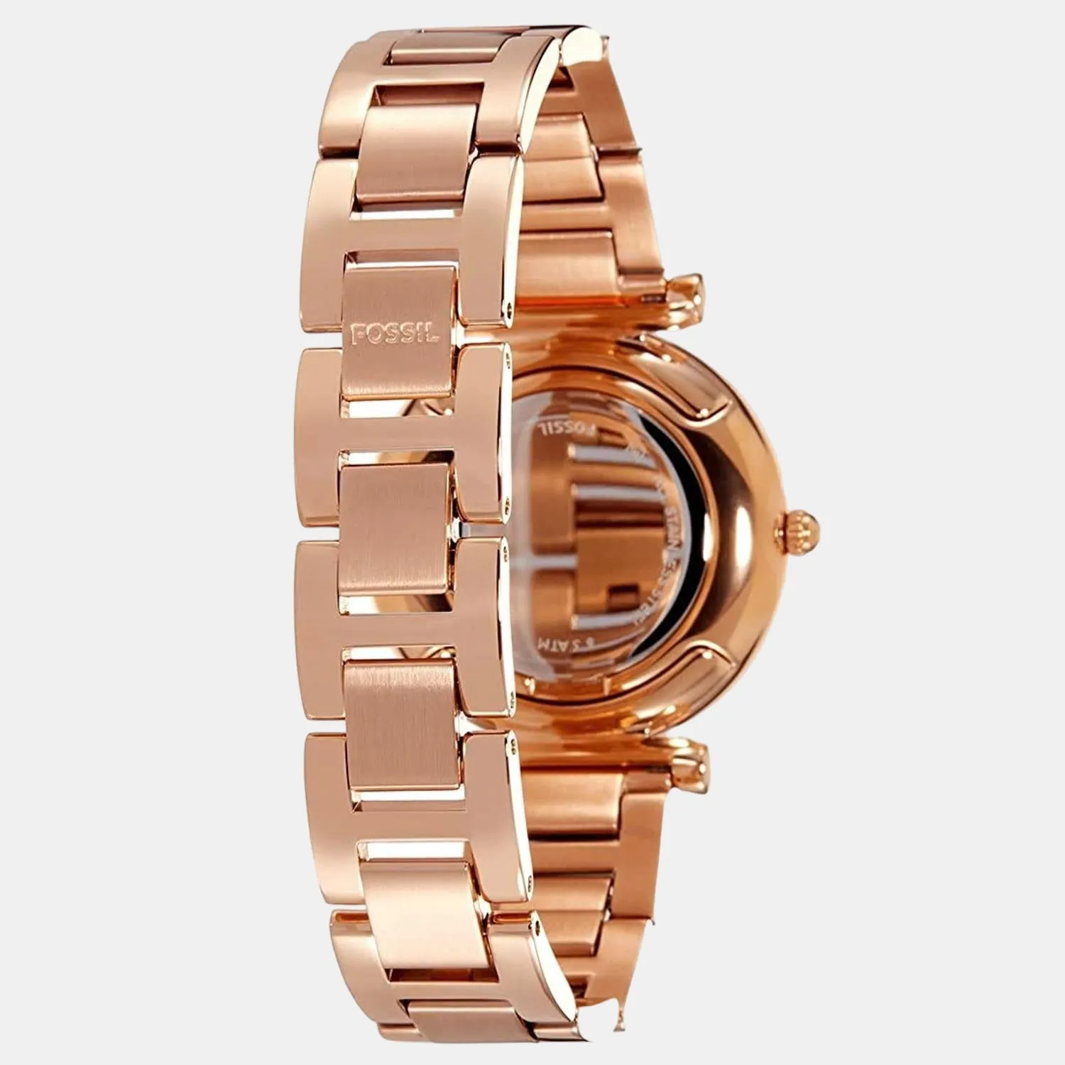 Carlie Women Rose Gold Dial Analog Stainless Steel Watch ES4301
