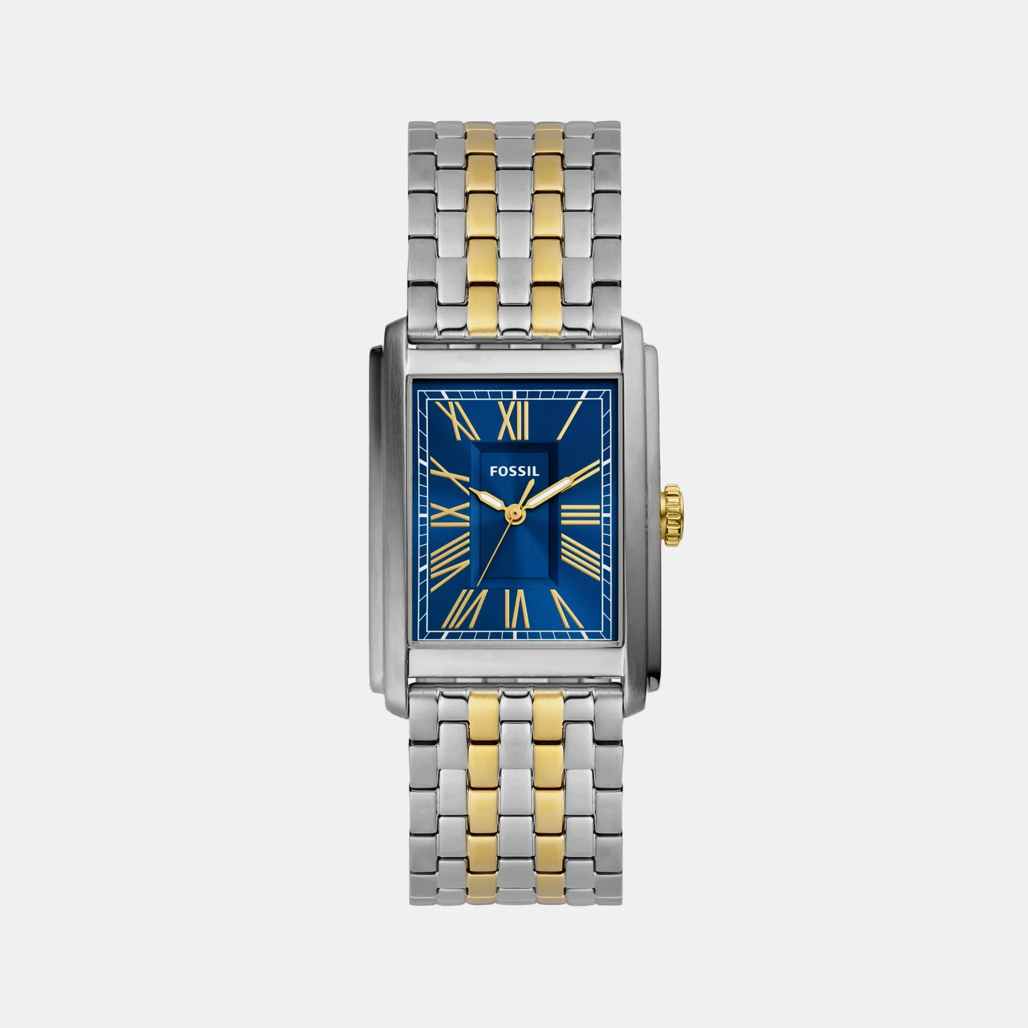 Carraway Men Quartz Blue Dial Analog Stainless Steel Watch FS6010