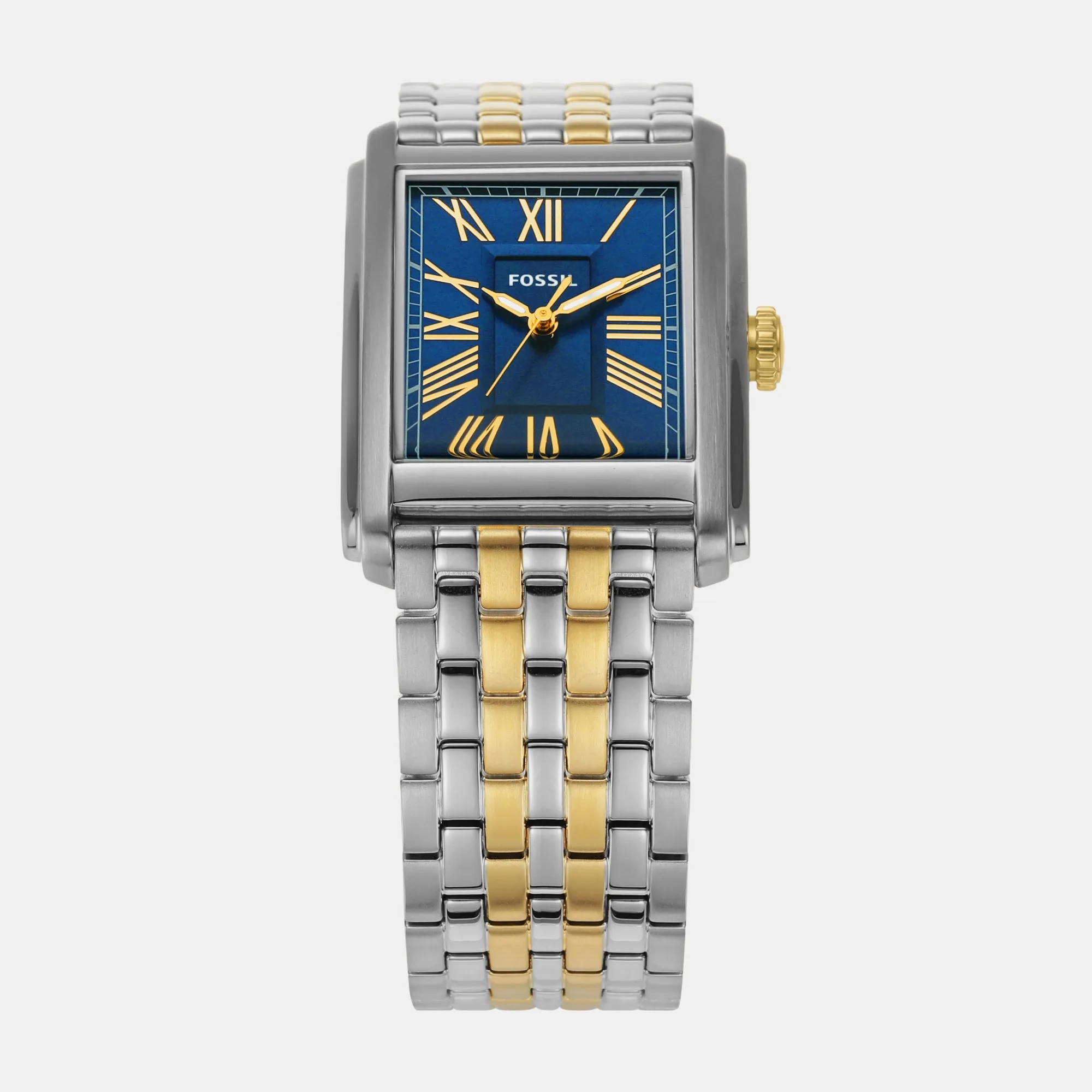 Carraway Men Quartz Blue Dial Analog Stainless Steel Watch FS6010