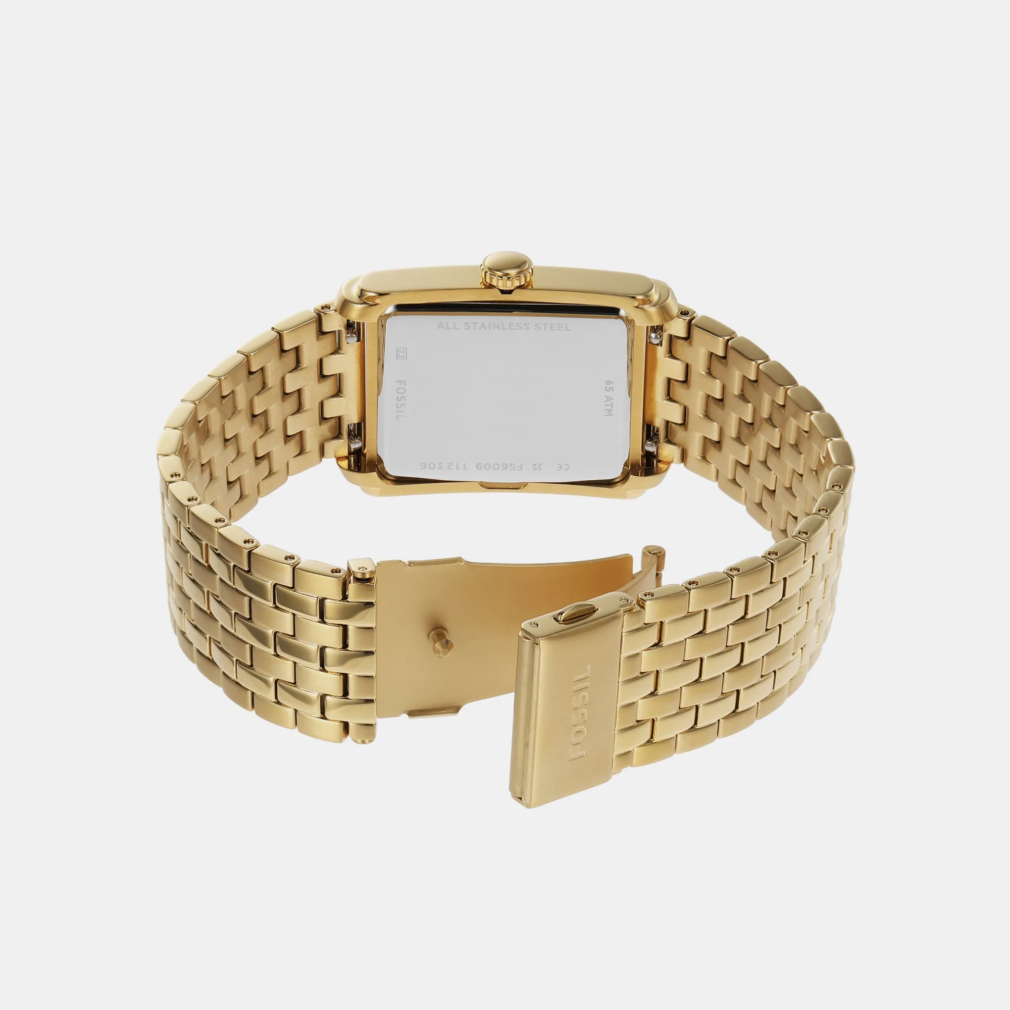 Carraway Men Quartz Gold Dial Analog Stainless Steel Watch FS6009