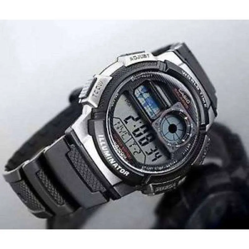 Casio AE-1000W-1B Black Resin Strap Watch For Men