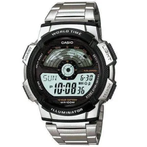 Casio AE-1100WD-1AVDF Silver Stainless Watch For Men
